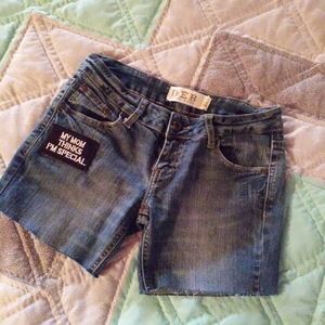 Deb cut-off jean shorts